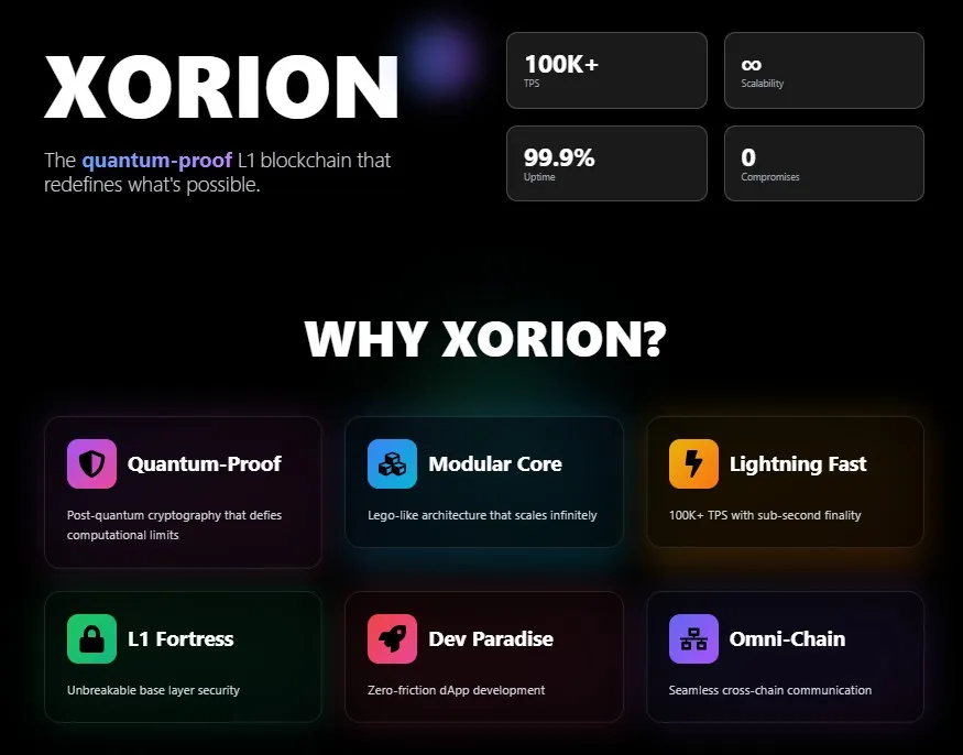 XorionChain About